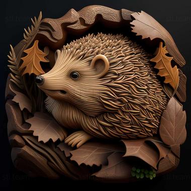 3D model hedgehog (STL)